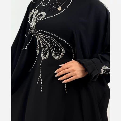 عبایی سنگدوزی گلبرگ - Image 3