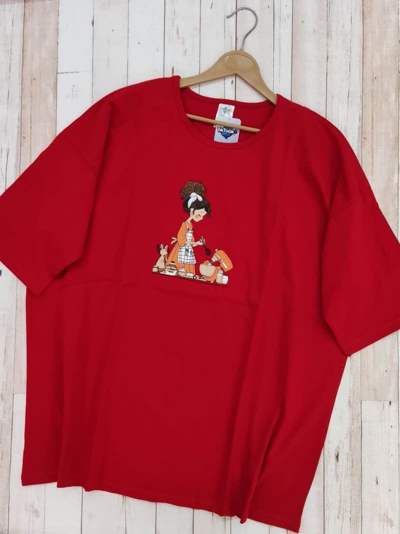 تیشرت پلاس سایز دختر سرآشپز 🎀 - Image 8
