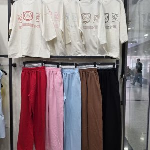 ست تیشرت باکسی و شلوار کلوین