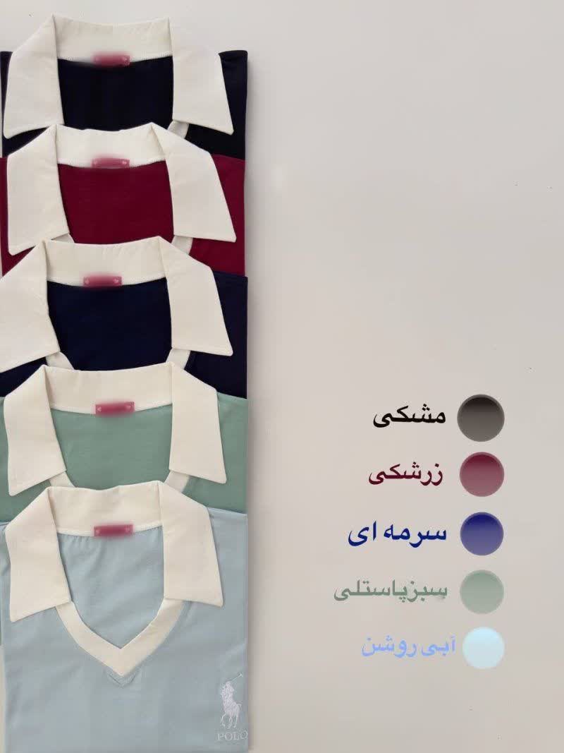تیشرت polo یقه سفید - Image 3