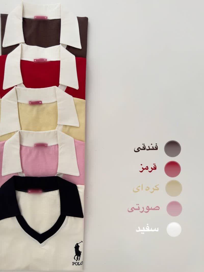 تیشرت polo یقه سفید - Image 2