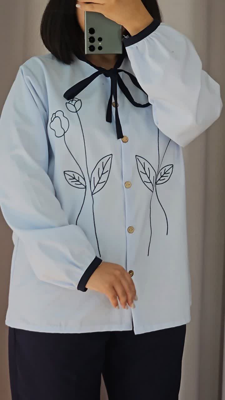 شومیز مجلسی گلدوزی لادن 🌸